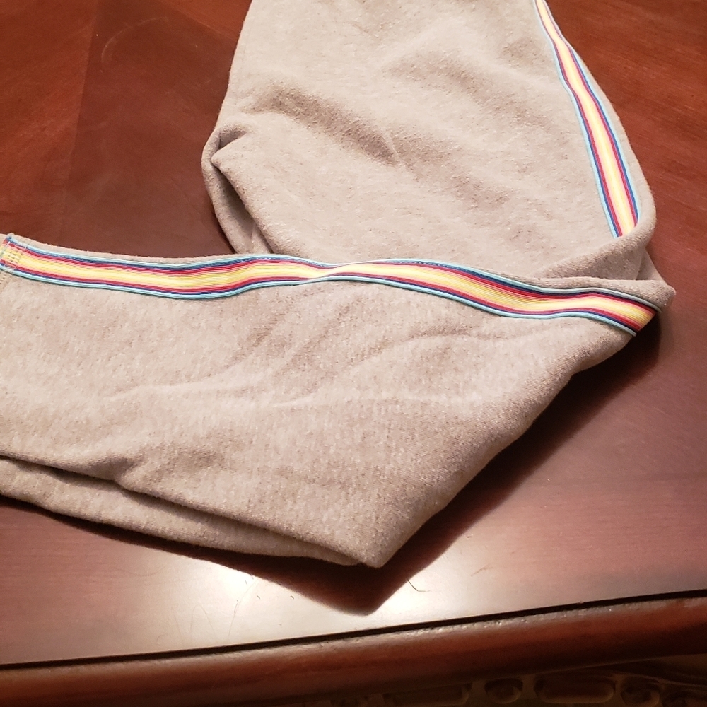 City Streets Rainbow Side Stripped Joggers